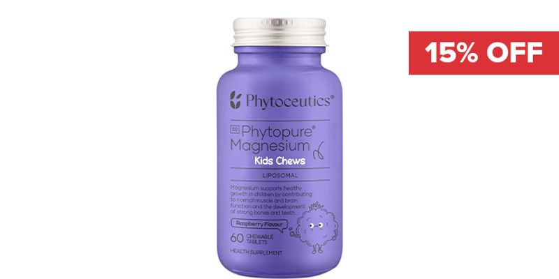 15% Off Phytopure Kids Magnesium Chews Cover Image